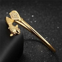 Gold Color Copper Bracelets for Women Charm Opening Bracele Fashion jewelry