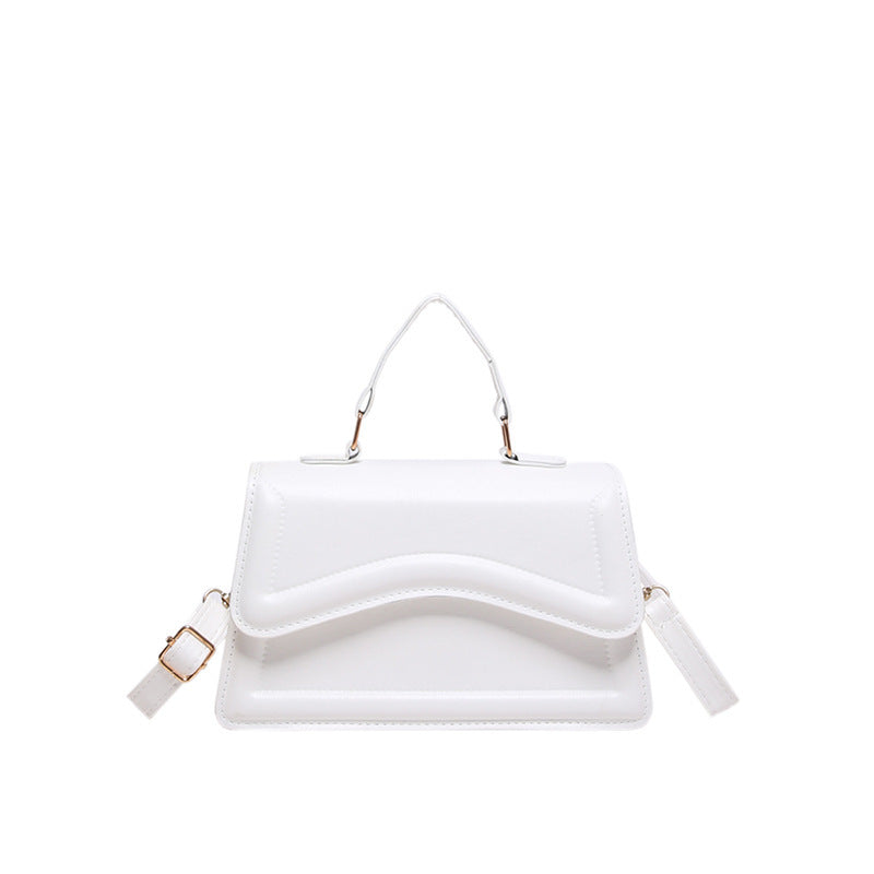 Colorful Shoulder Messenger Bag Stylish Good Texture Solid Color Women's