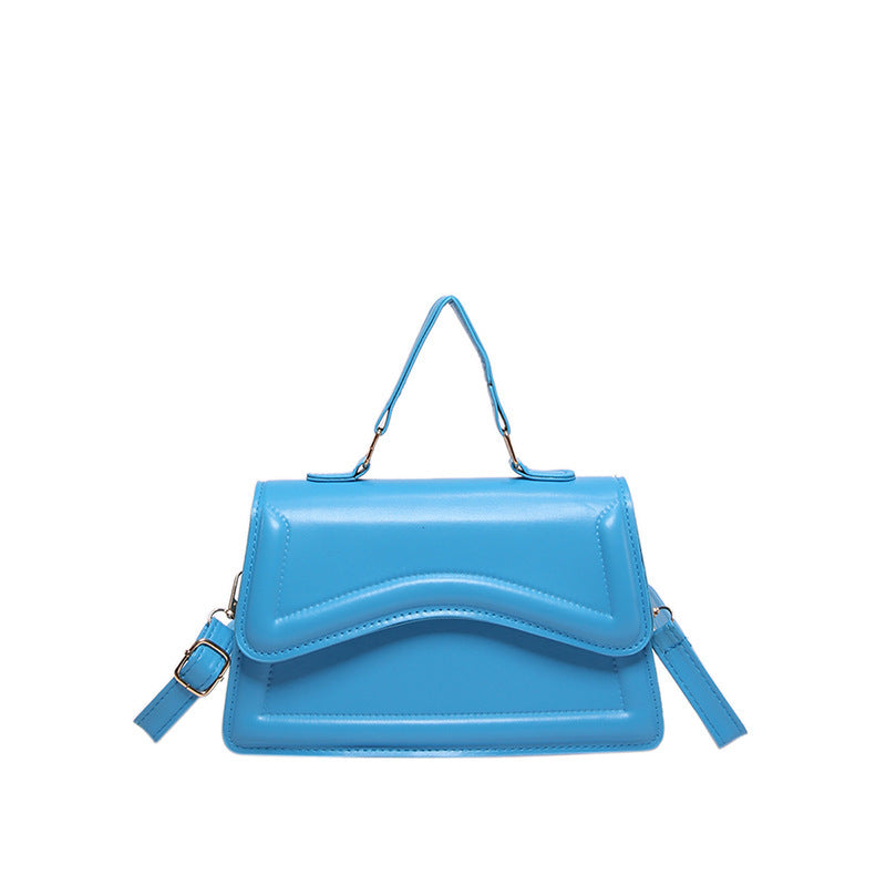 Colorful Shoulder Messenger Bag Stylish Good Texture Solid Color Women's