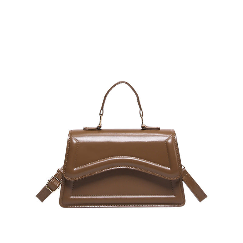 Colorful Shoulder Messenger Bag Stylish Good Texture Solid Color Women's