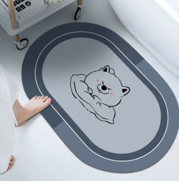 Cushion Cushion Bathroom Sliding Door Floor Bathroom Foot Mat