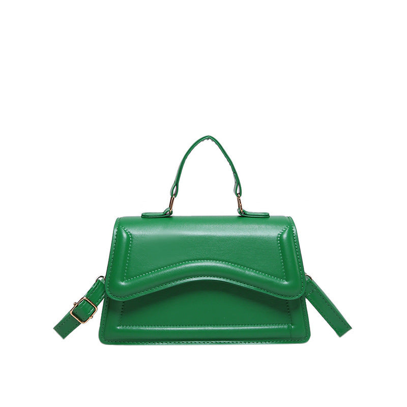 Colorful Shoulder Messenger Bag Stylish Good Texture Solid Color Women's
