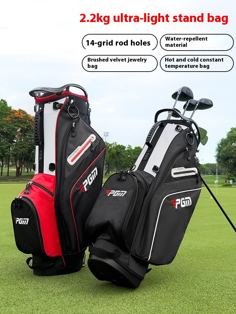 Golf Bag Bracket Insertion Pole Backpack Ball Bag