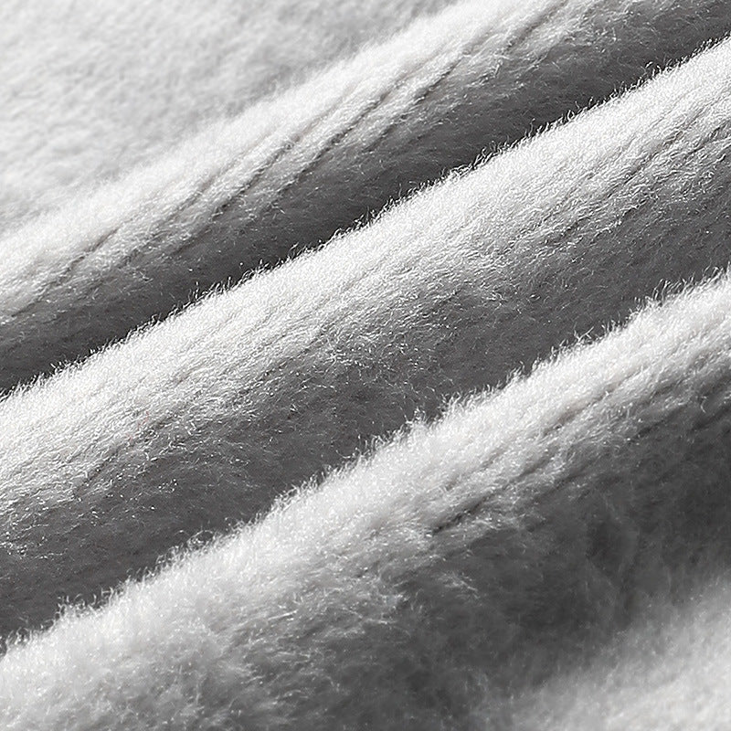 Fleece-lined Thickend Anti-wear Leg Lengthened Autumn And Winter Middle-aged And Elderly Boxers