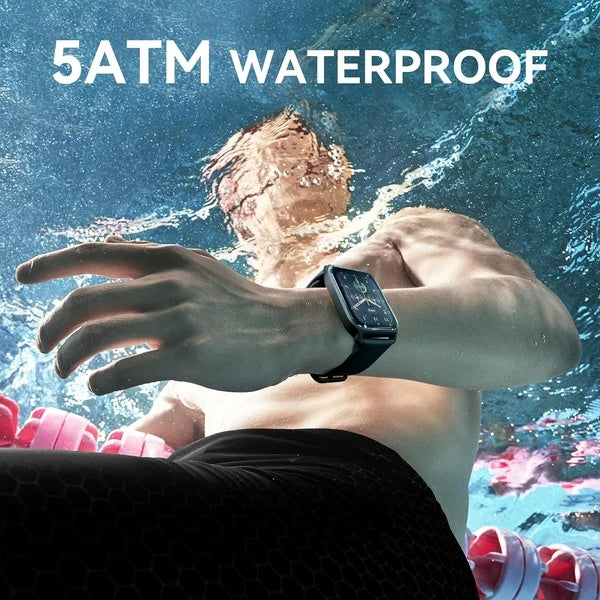 Smart Watch For Men,Alexa Built-in,Fitness Tracker With Heart Rate Sleep SpO2 Monitor,100 Sport Mode,5ATM Waterproof,Activity Trackers And Smartwatches For IOS And Android Phones