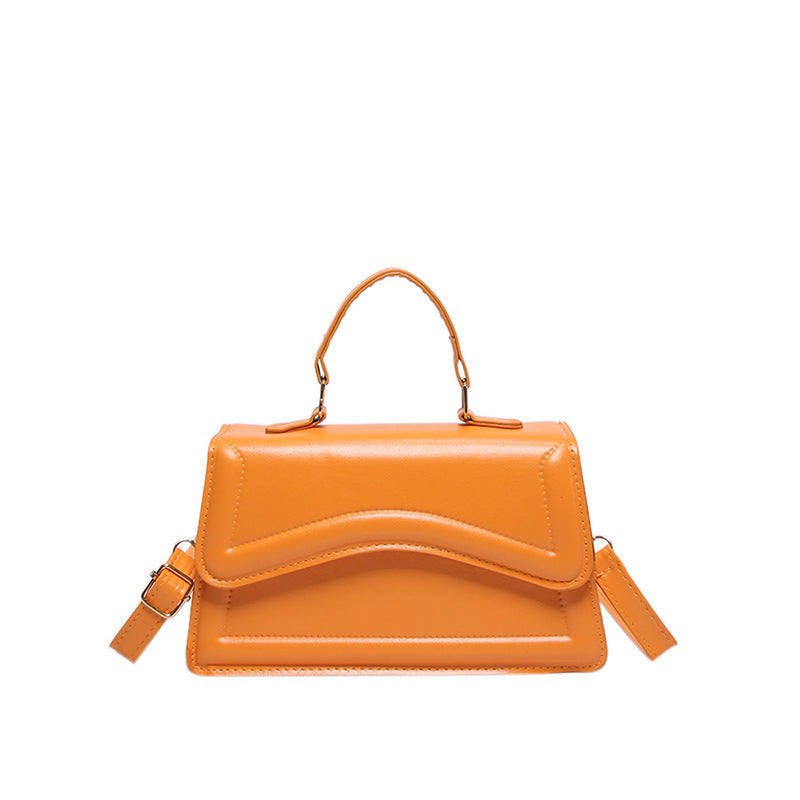 Colorful Shoulder Messenger Bag Stylish Good Texture Solid Color Women's