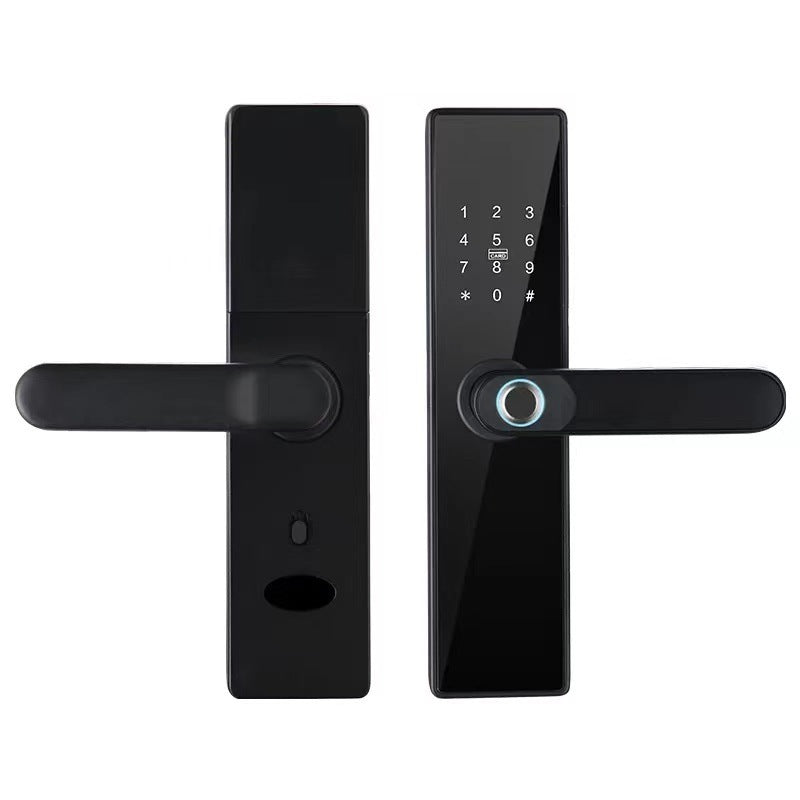 Fingerprint lock for wooden door, graffiti pass