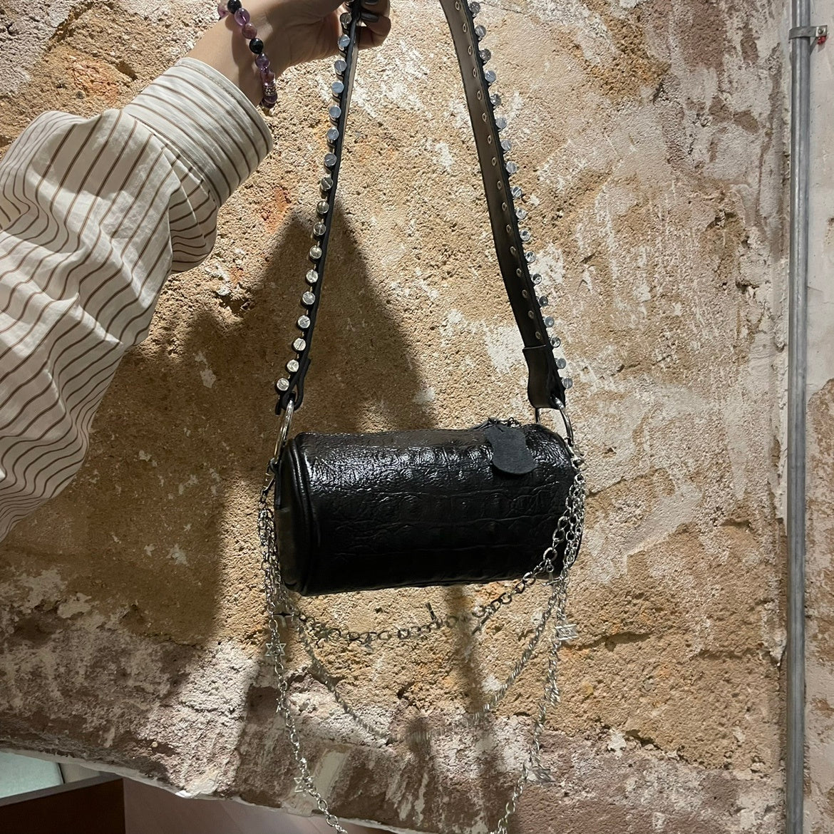 Retro Bullet Shoulder Underarm Crossbody Bag