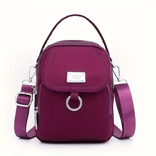 Waterproof Women Crossbody Bag Elegant Oxford Messenger Bags Simple For Work 